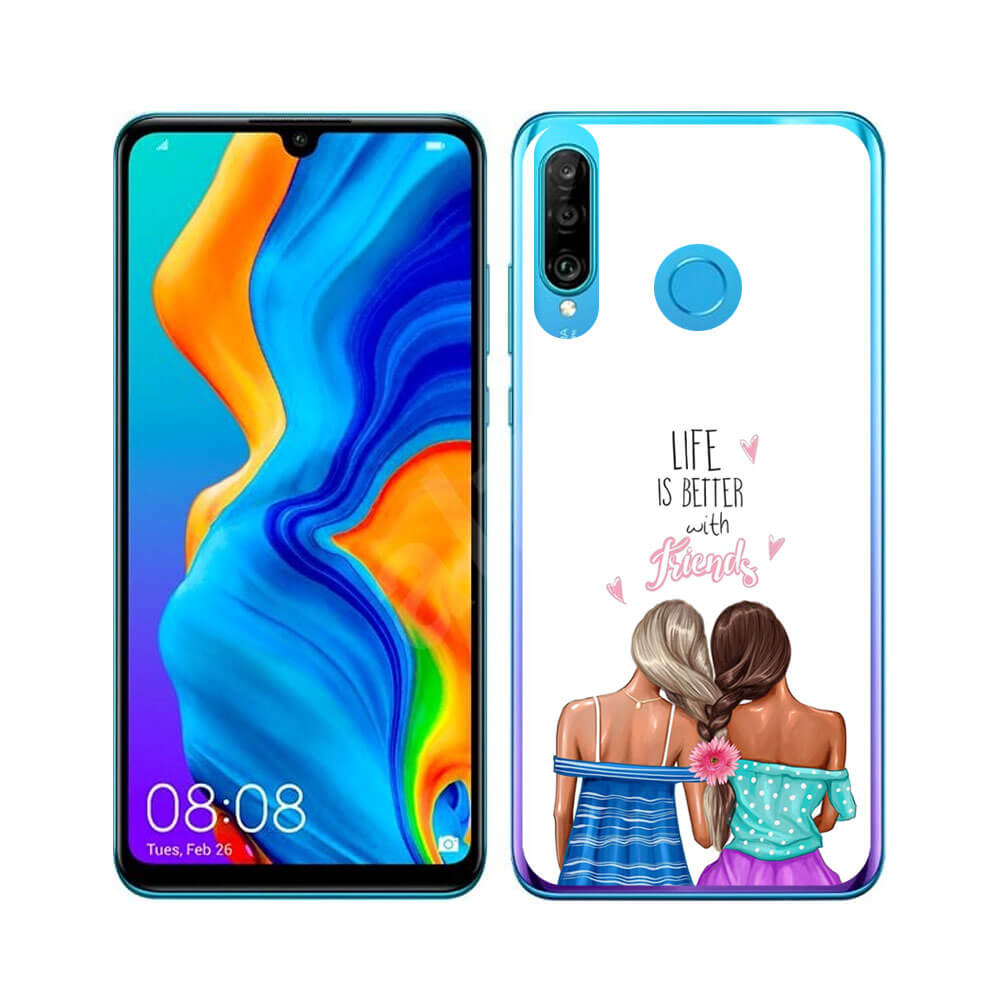 PROTEMIO MY ART védőtok Huawei P30 Lite FRIENDS (060) termék 2. képe