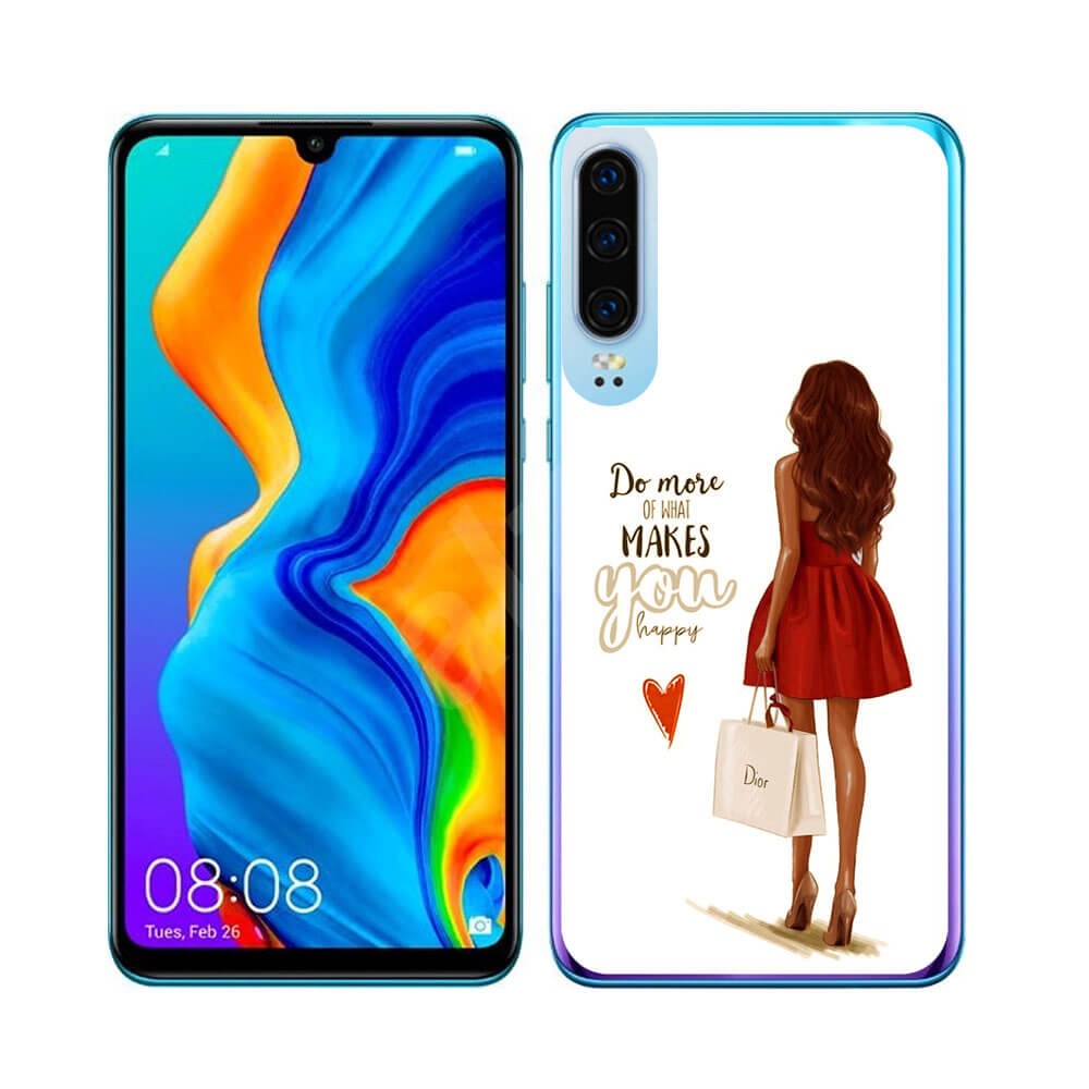 PROTEMIO MY ART védőtok Huawei P30 RED DRESS (137) akciós termékkép 1