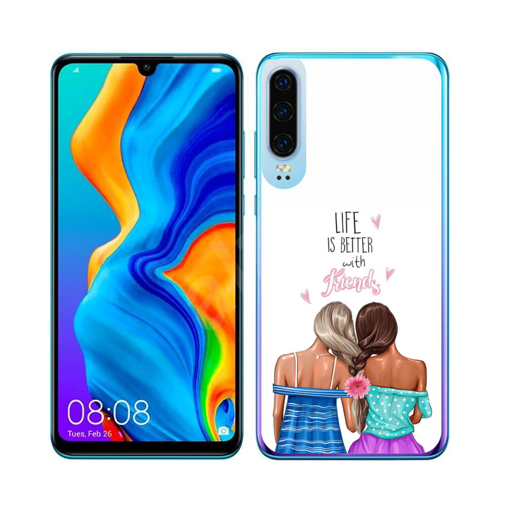 PROTEMIO MY ART védőtok Huawei P30 FRIENDS (060) akciós termékkép 1