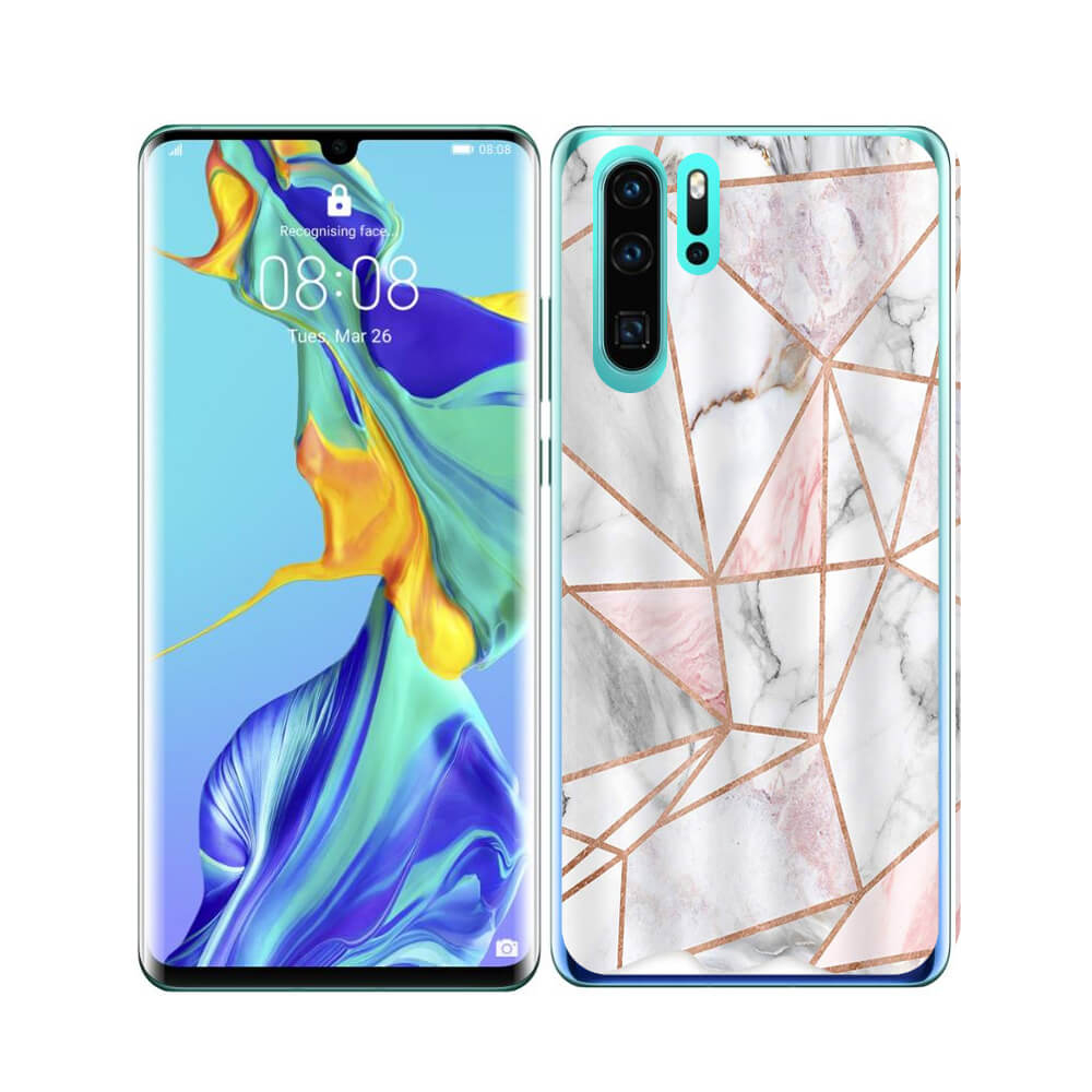 PROTEMIO MY ART Védőtok Huawei P30 Pro PINK MARBLE (143) akciós termékkép 1