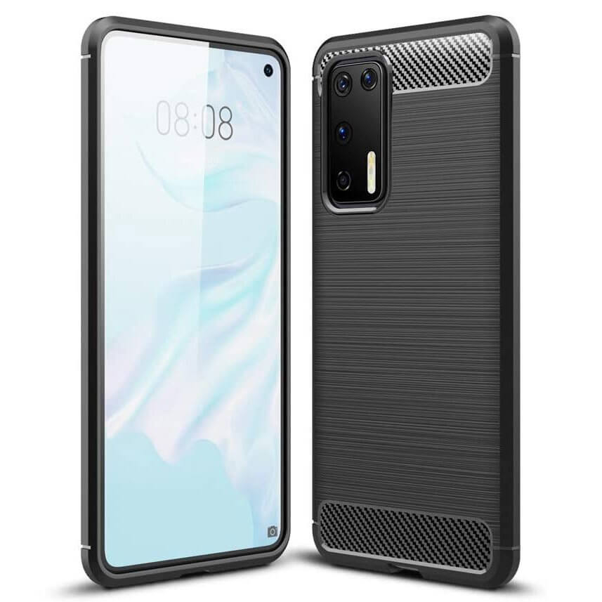 FLEXI TPU burkolat Huawei P40 fekete akciós termékkép 1