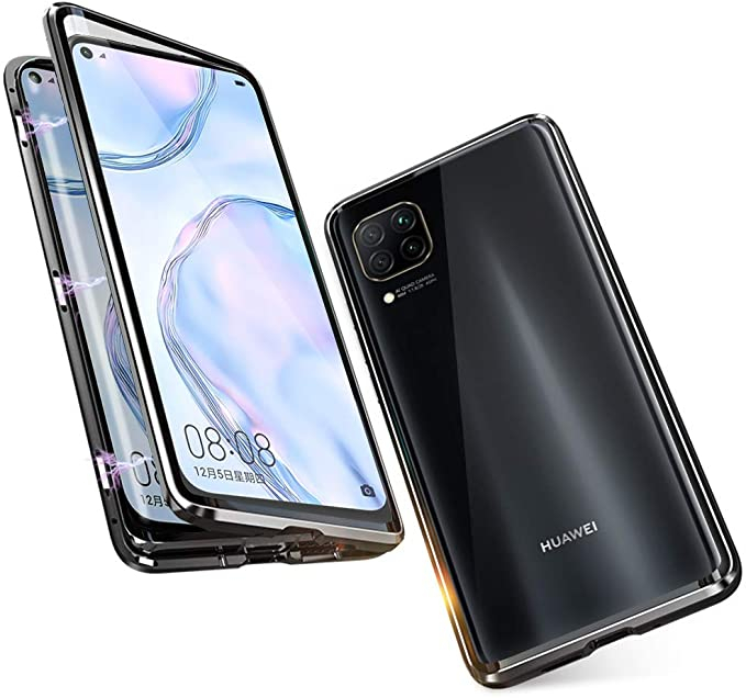 Mágneses borítás 360 Huawei P40 Lite fekete akciós termékkép 1