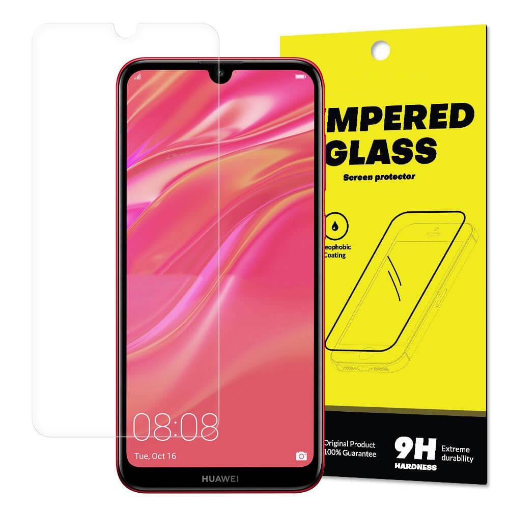 Edzett védőüveg Huawei Y7 2019 / Y7 Prime 2019 akciós termékkép 1