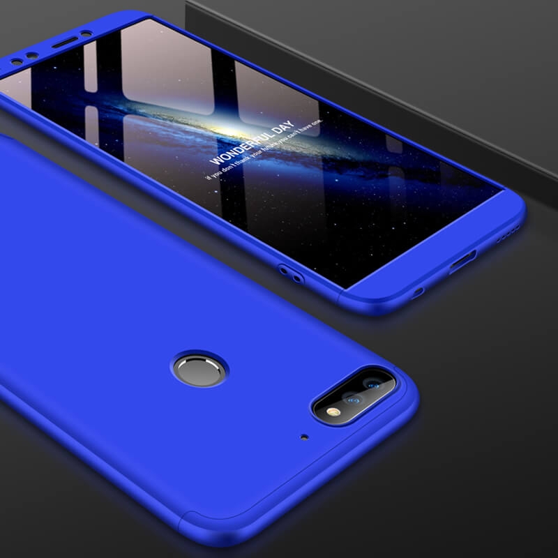 360° védőburkolat Huawei Y7 Prime 2018 kék termék 2. képe