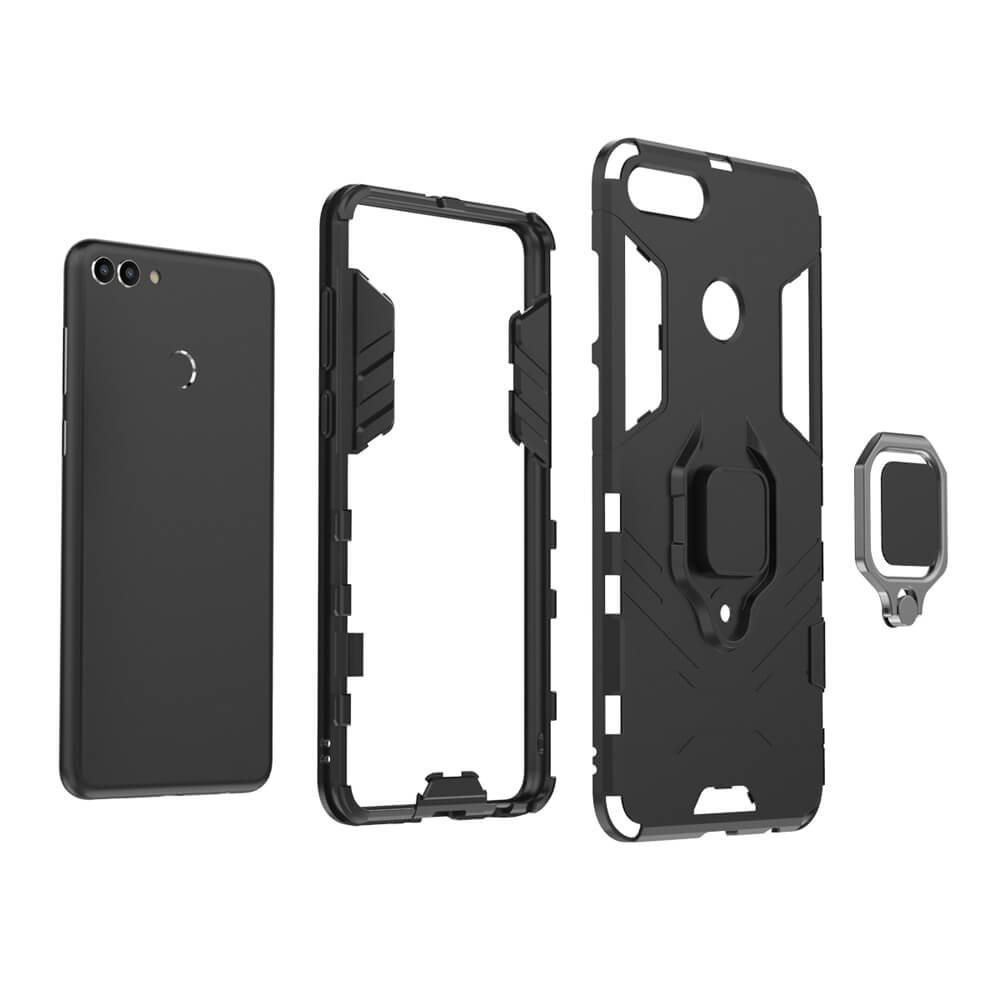 STRONG védőtok Huawei Y9 2018 fekete termék 2. képe