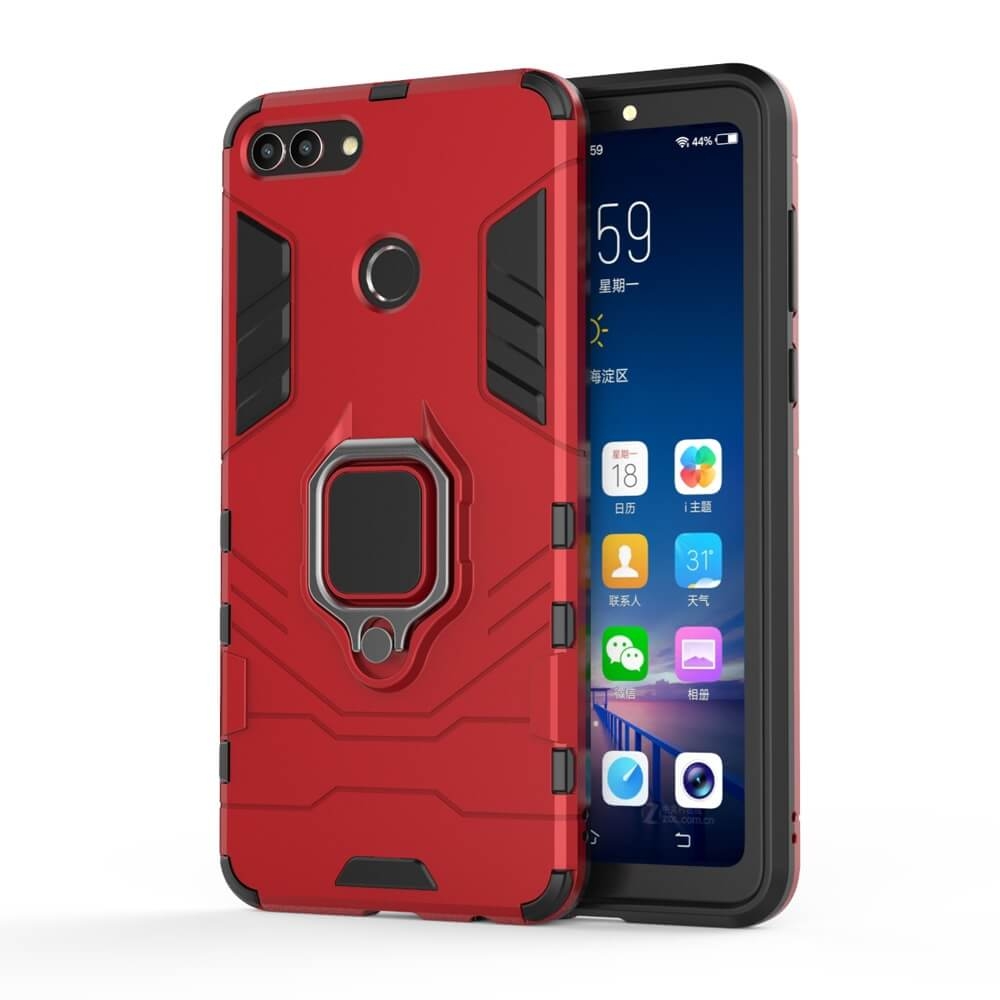 STRONG védőtok Huawei Y9 2018 piros akciós termékkép 1