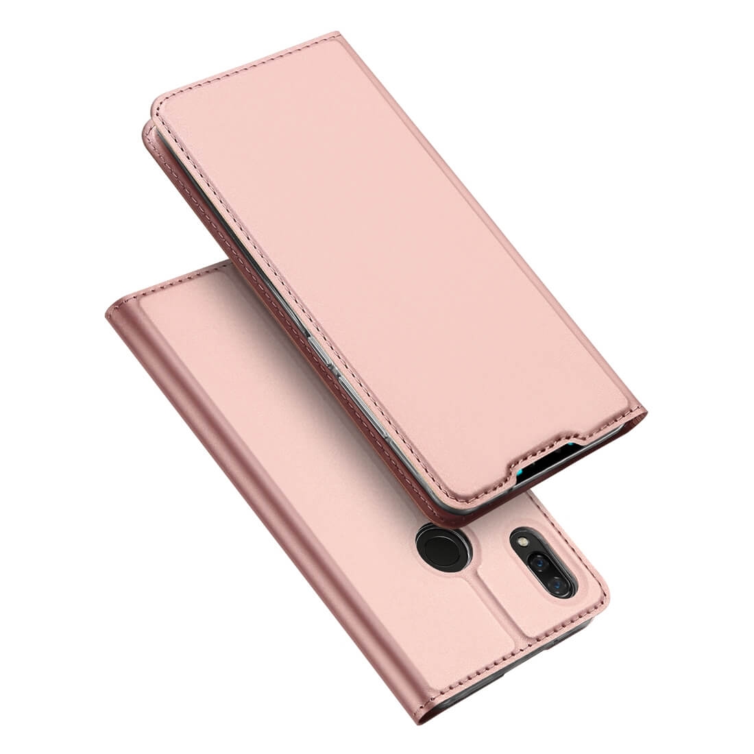 DUX Wallet tok Huawei Y9 2019 rózsaszín akciós termékkép 1