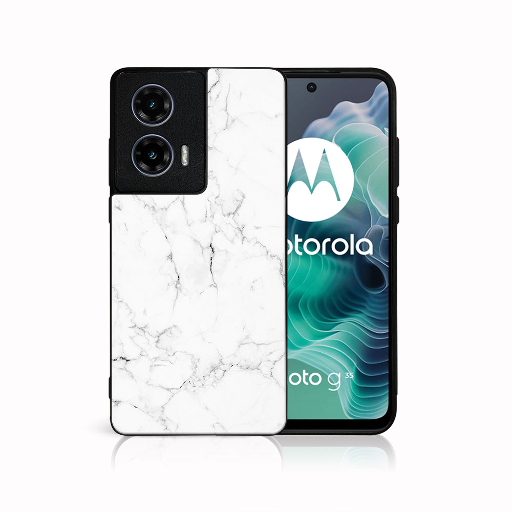 MY ART Védőburkolat: Motorola Moto G35 5G WHITE MARBLE (144) akciós termékkép 1