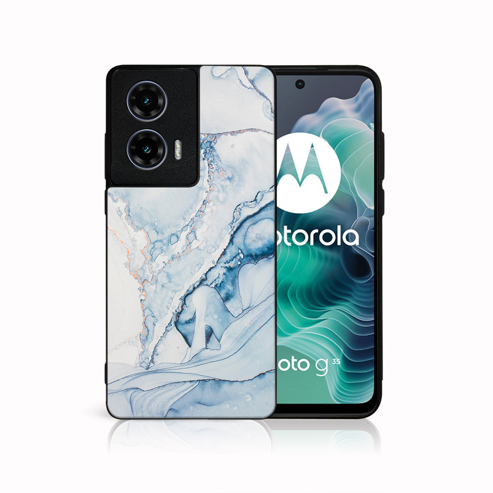 MY ART Védőburkolat: Motorola Moto G35 5G VILÁGÍTÁS BLUE (149) akciós termékkép 1