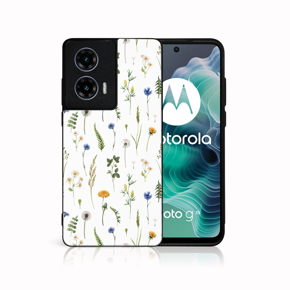 MY ART Védőburkolat a Motorola Moto G35 számára 5G VADVIRÁG (153) akciós termékkép 1