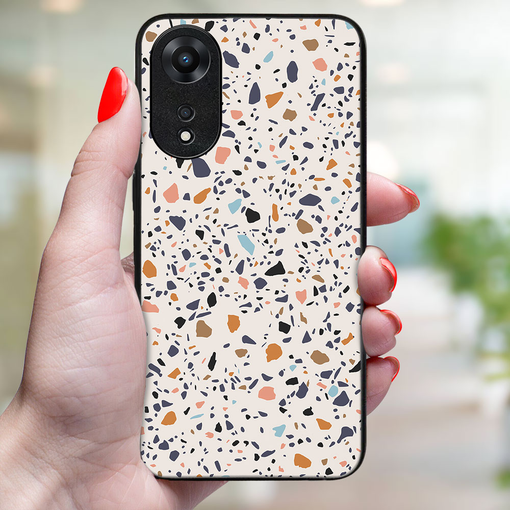 MY ART Védőburkolat a Oppo-hoz A78 BEIGE TERRAZZO (162) termék 2. képe
