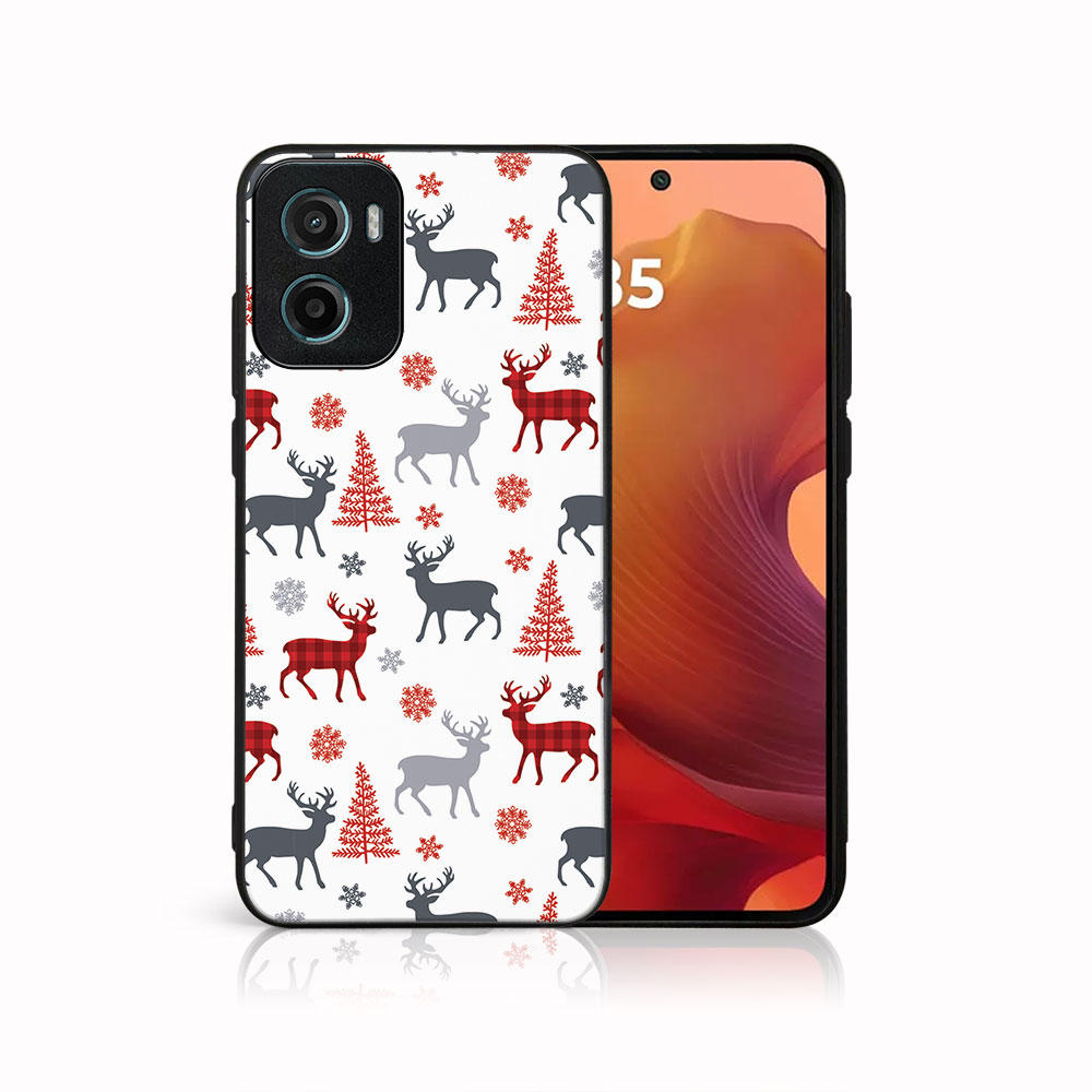 MY ART Karácsonyi design borító Motorola Moto G05 / Moto E15 DEER (068) akciós termékkép 1
