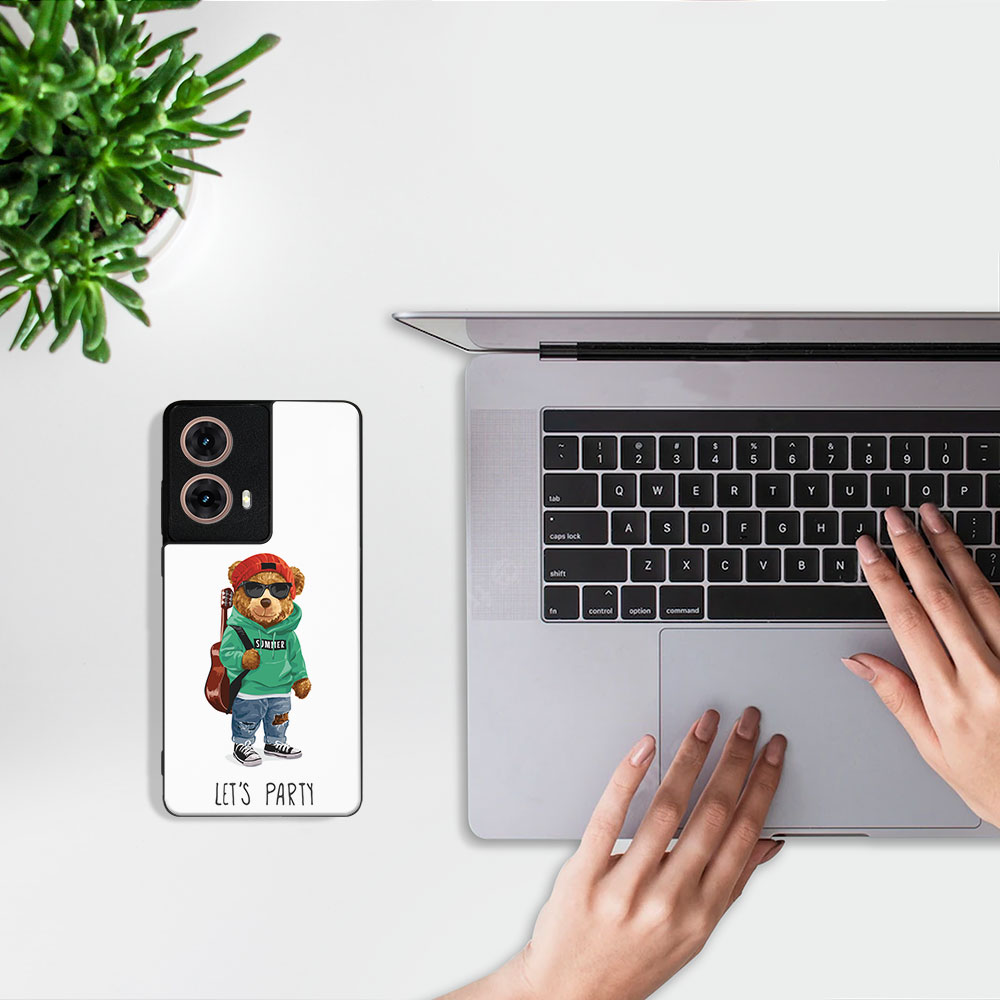 MY ART Védőburkolat a Motorola Moto-hoz G85 5G BEAR (177) termék 2. képe