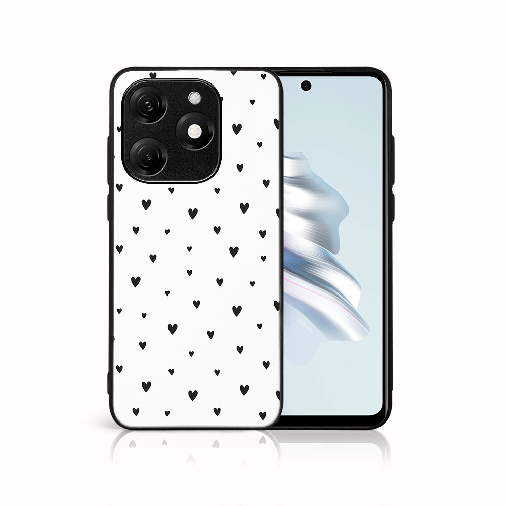 PROTEMIO MY ART Védőburkolat a Tecno Spark 20-hez BLACK HEARTS (167) akciós termékkép 1