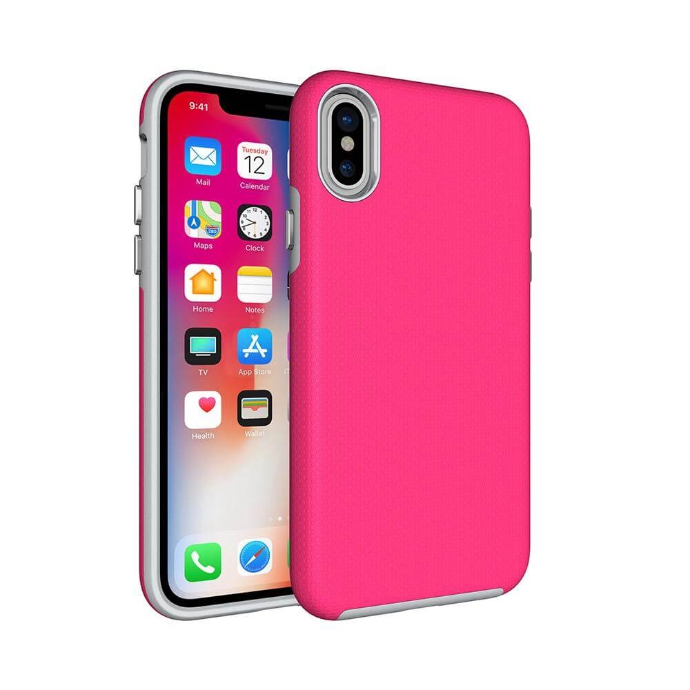 HYBRID Védőburkolat Apple iPhone X / XS rózsaszín akciós termékkép 1