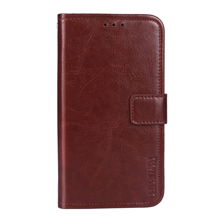 IDEWEI Wallet tok Motorola Edge 20 Pro barna akciós termékkép 1