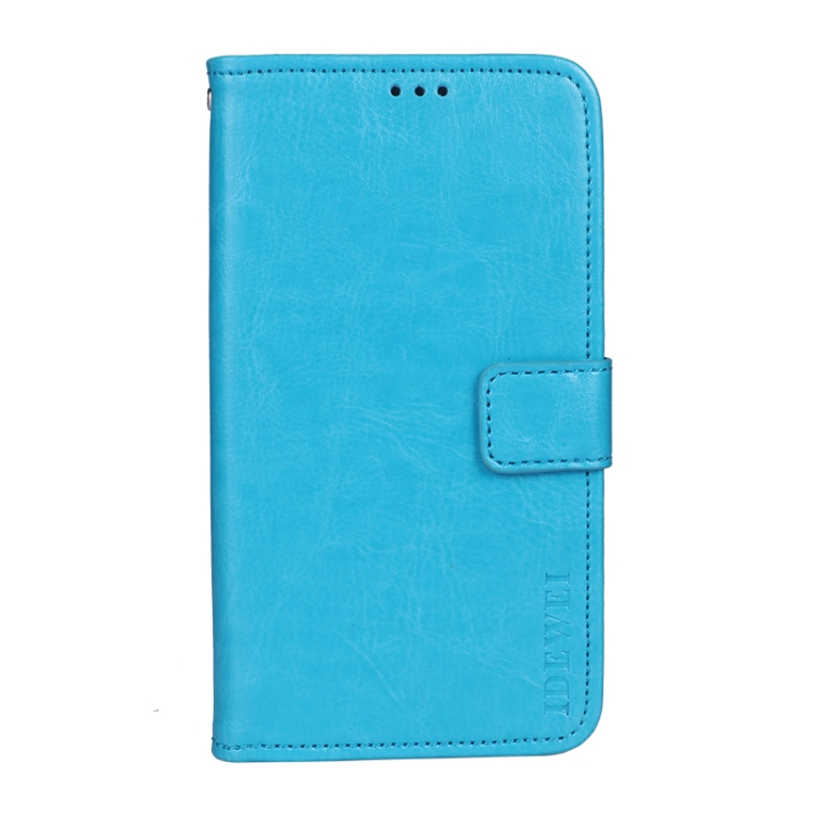 IDEWEI Wallet tok Motorola Edge 20 Pro világoskék akciós termékkép 1