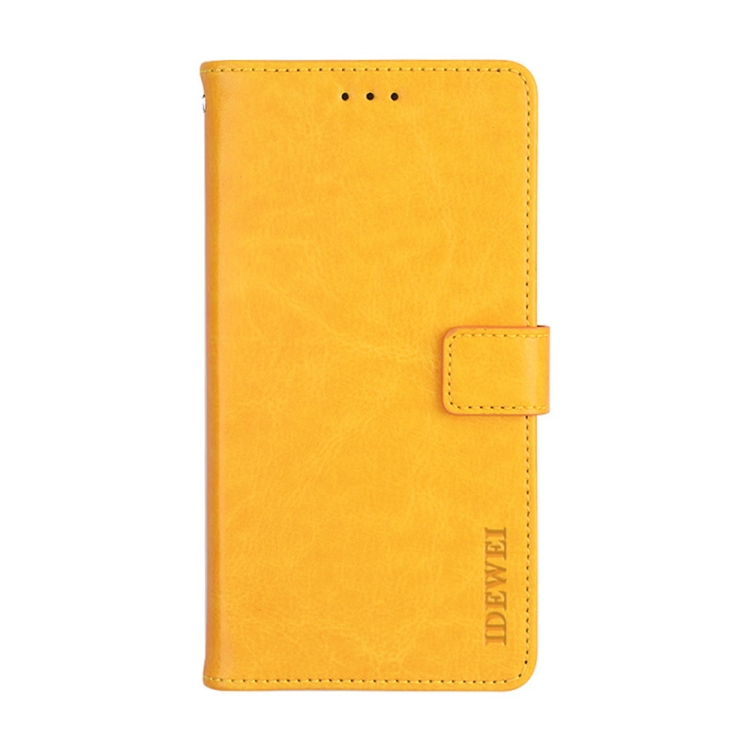 IDEWEI Wallet tok Xiaomi 11T / 11T Pro sárga akciós termékkép 1
