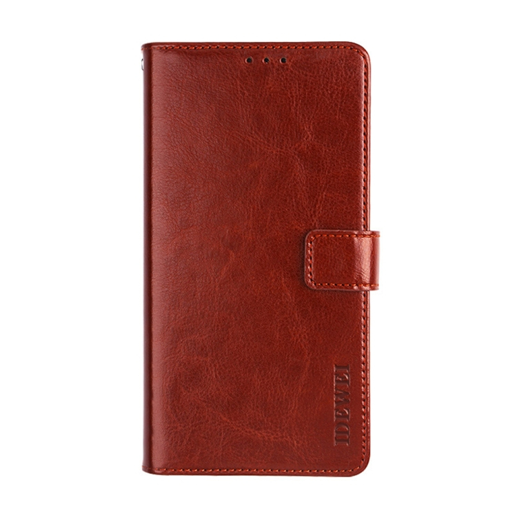 IDEWEI Wallet tok Xiaomi Poco M4 Pro 5G / Redmi Note 11S 5G barna akciós termékkép 1
