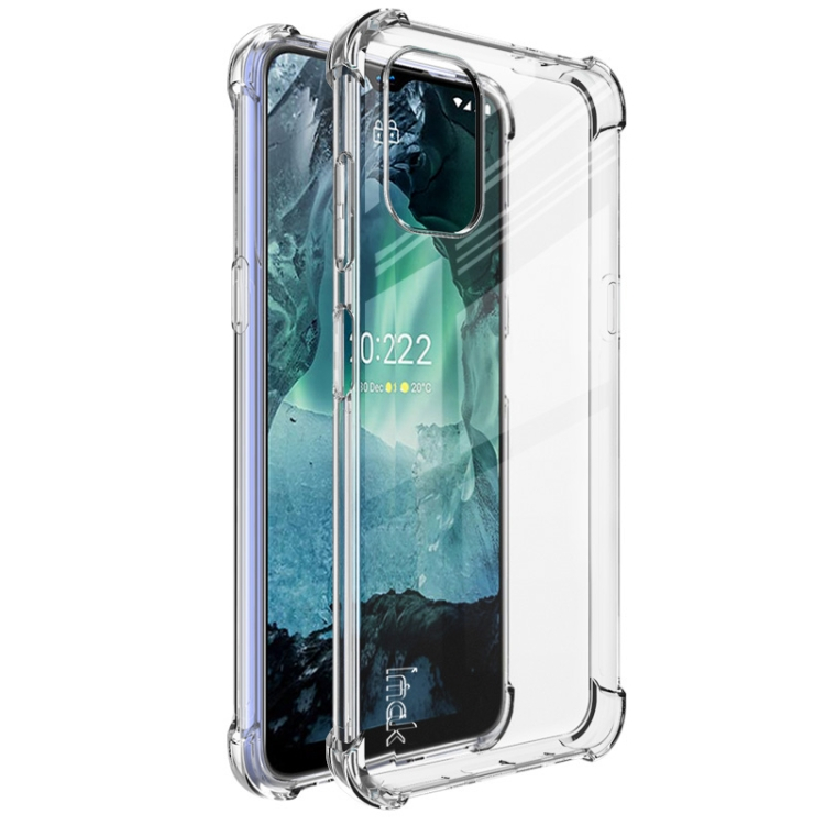 IMAK Szilikon védőburkolat + Nokia G11 / G21 átlátszó fólia akciós termékkép 1