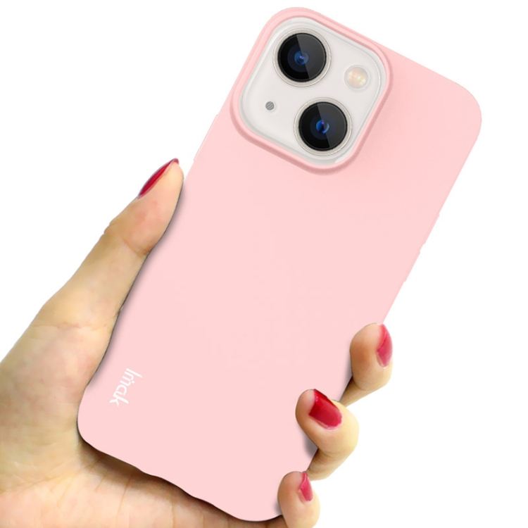 IMAK RUBBER Gumi borítás Apple iPhone 13 mini rózsaszín termék 2. képe
