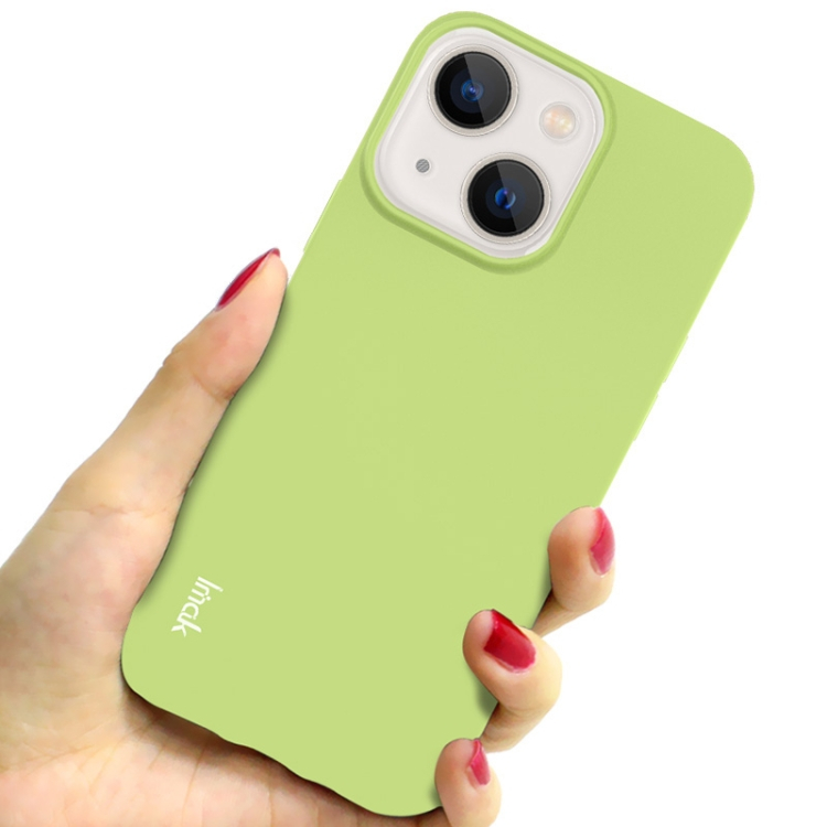 IMAK RUBBER Gumi borítás Apple iPhone 13 zöld termék 2. képe