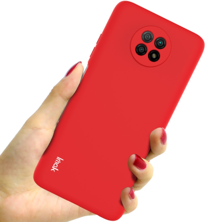 IMAK RUBBER Gumi borítás Xiaomi Redmi Note 9T piros termék 2. képe