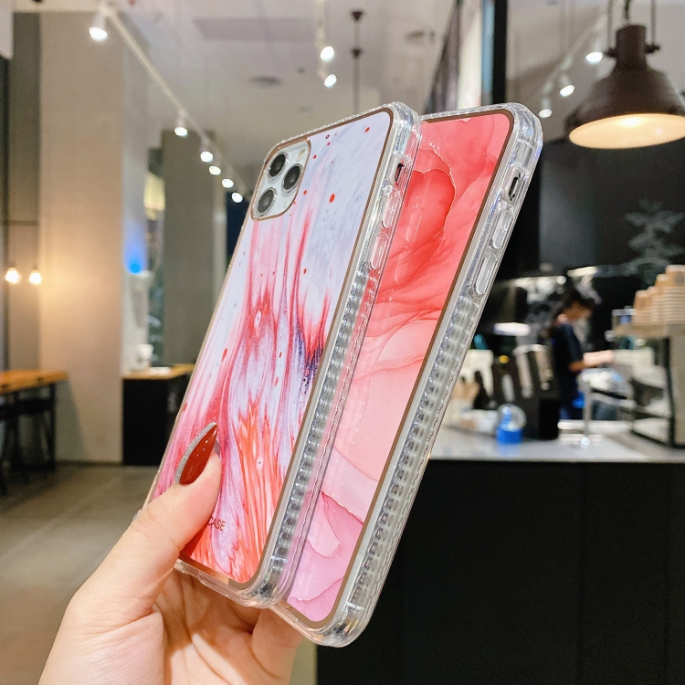 IMD MARBLE Védőburkolat Apple iPhone 12 Pro Max PURPLE termék 2. képe