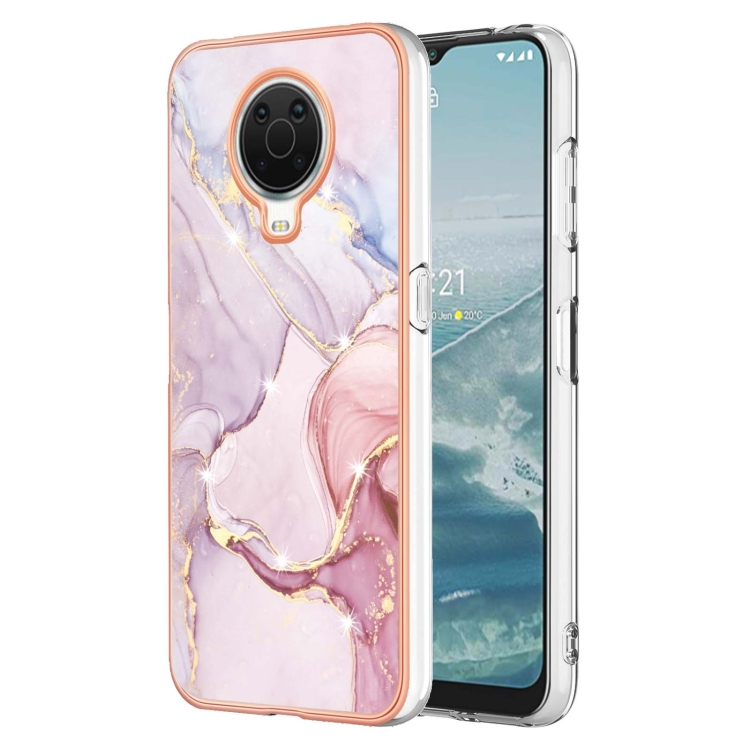 IMD MARBLE Védőburkolat Nokia G10 / G20 ROSE GOLD akciós termékkép 1