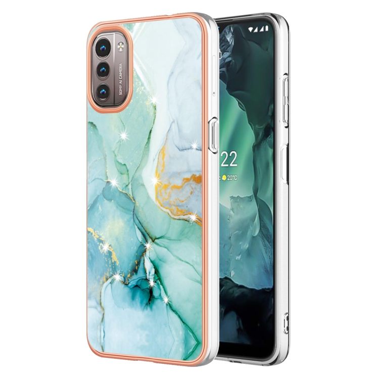 IMD MARBLE Védőburkolat Nokia G11 / G21 GREEN akciós termékkép 1