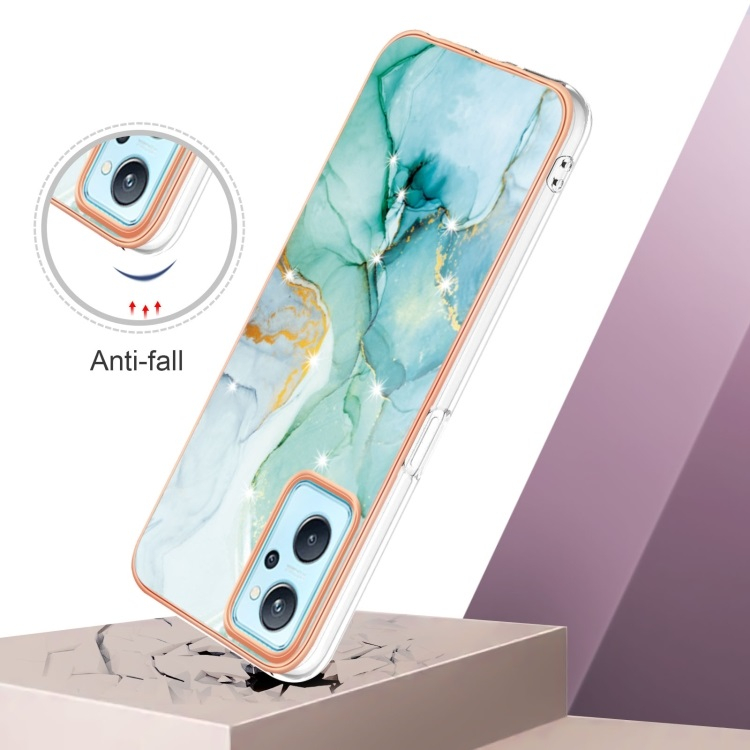 IMD MARBLE Védőburkolat Realme 9i GREEN termék 2. képe