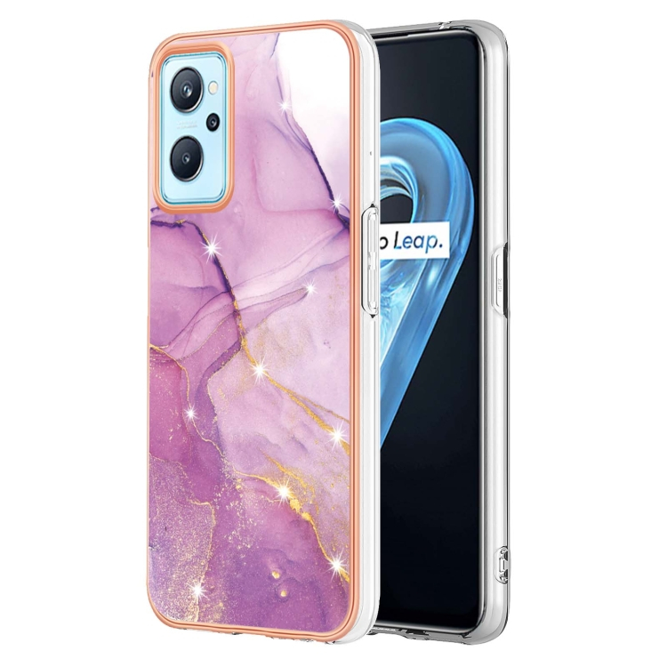 IMD MARBLE Védőburkolat Realme 9i PURPLE akciós termékkép 1