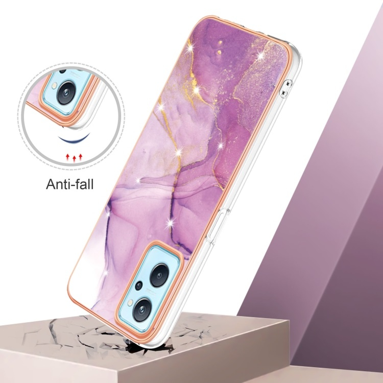 IMD MARBLE Védőburkolat Realme 9i PURPLE termék 2. képe