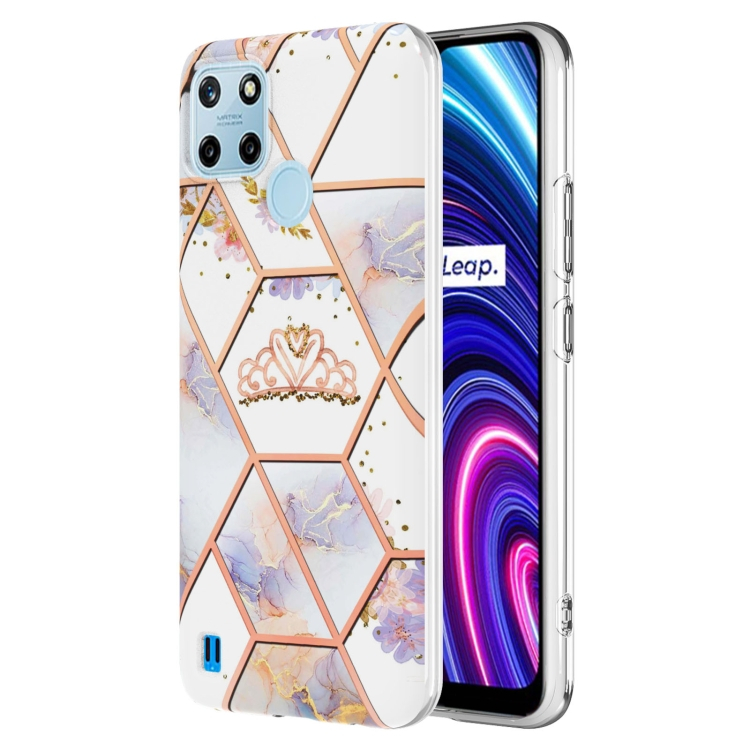 IMD MARBLE Védőburkolat Realme C21Y CROWN akciós termékkép 1