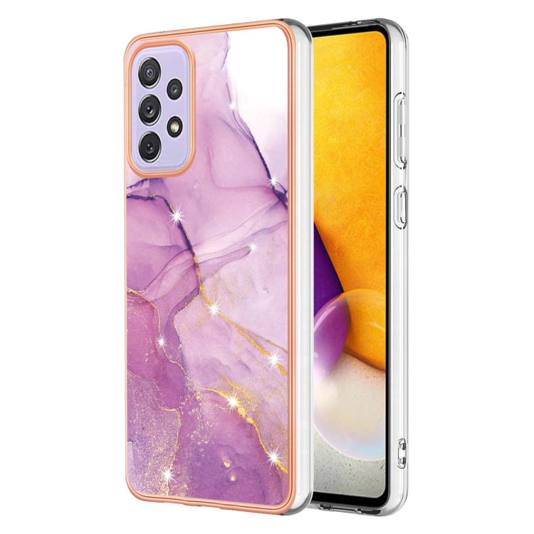 IMD MARBLE Védőburkolat Samsung Galaxy A23 / A23 5G PURPLE akciós termékkép 1