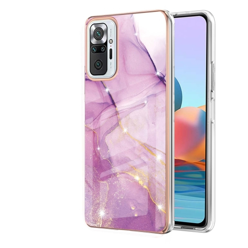IMD MARBLE Védőburkolat Xiaomi Redmi Note 10 Pro PURPLE akciós termékkép 1