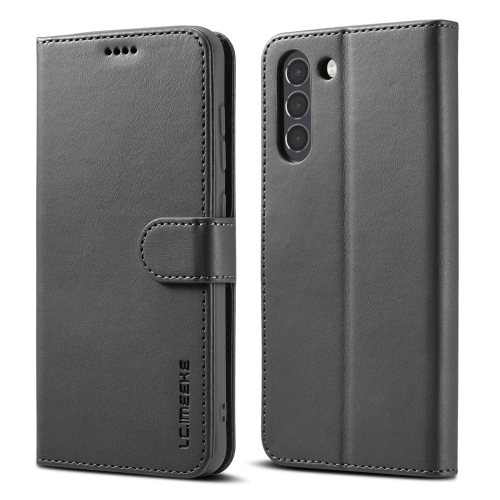 IMEEKE Wallet tok Samsung Galaxy S21 FE 5G fekete akciós termékkép 1