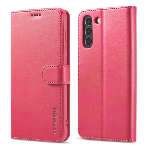 IMEEKE Wallet tok Samsung Galaxy S21 FE 5G rózsaszín akciós termékkép 1