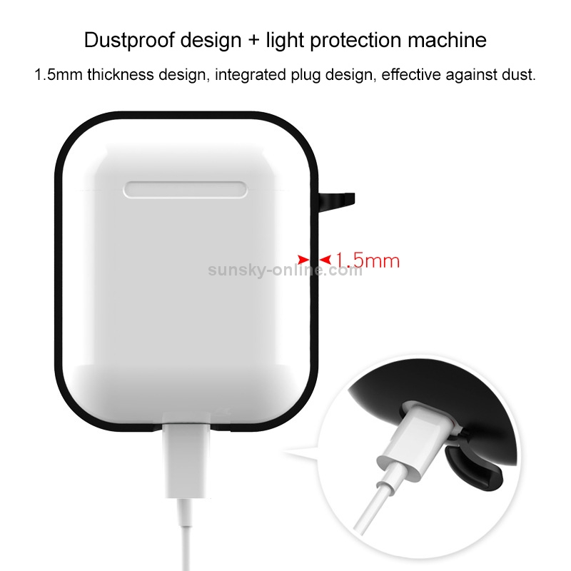 HOOK Szilikon tok Apple AirPodshoz 1/2 zöld termék 2. képe