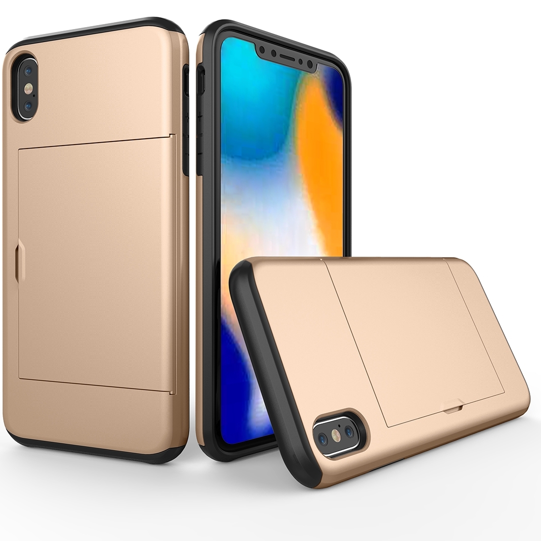 CARD Védőtok Apple iPhone XS Max arany akciós termékkép 1