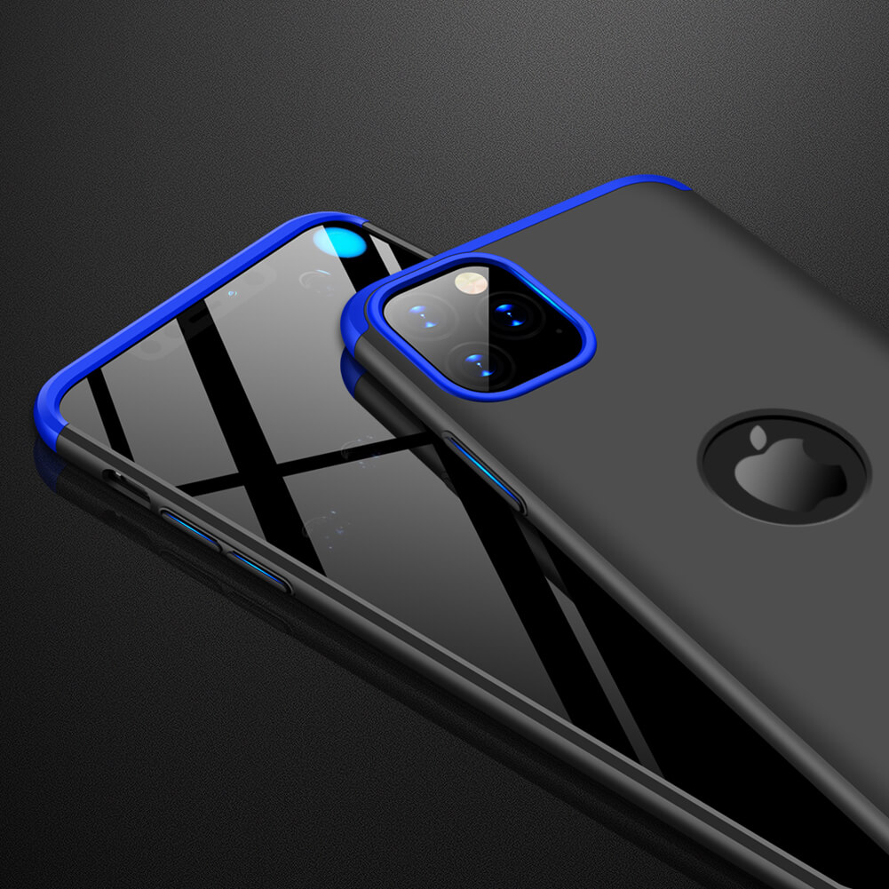 360° védőburkolat iPhone 11 Pro fekete-kék színben akciós termékkép 1