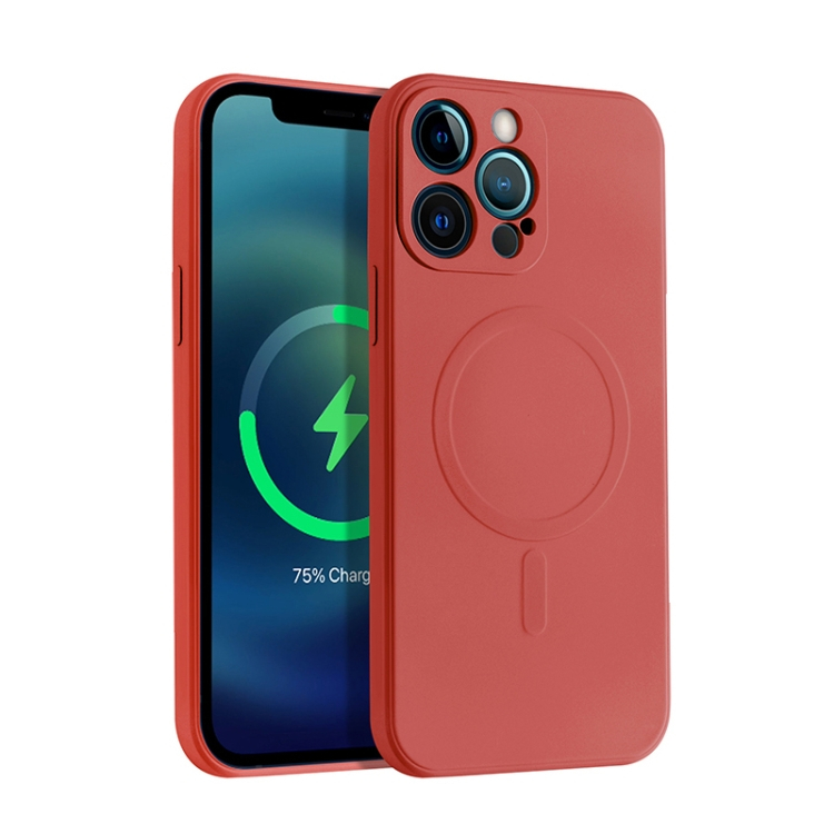 RUBBER MAGSAFE Apple iPhone 13 tok piros akciós termékkép 1