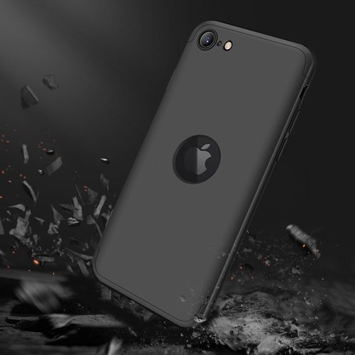 360° védőburkolat Apple iPhone SE 2022 / 2020 fekete termék 2. képe