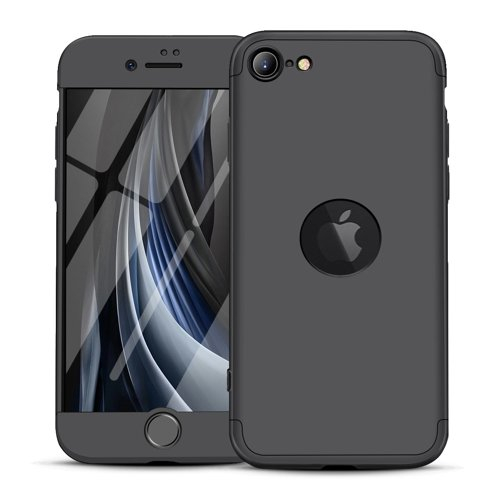 360° védőburkolat Apple iPhone SE 2022 / 2020 fekete akciós termékkép 1