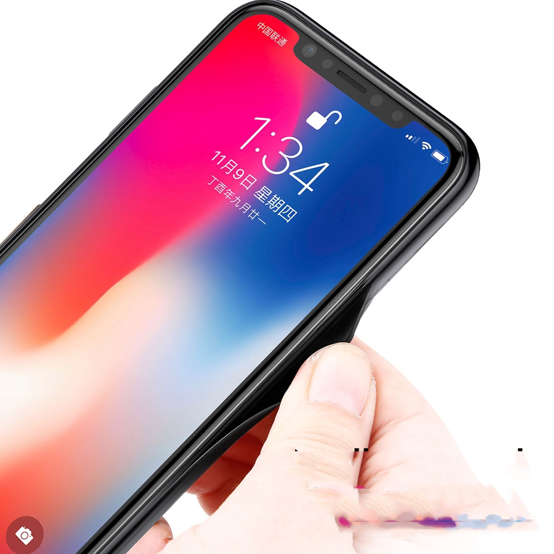 BASEUS LASER tok Apple iPhone X / XS kék / piros termék 2. képe