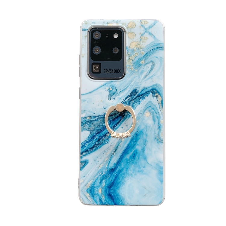 JEWEL Huzat tartóval Samsung Galaxy S21 Plus 5G kék akciós termékkép 1