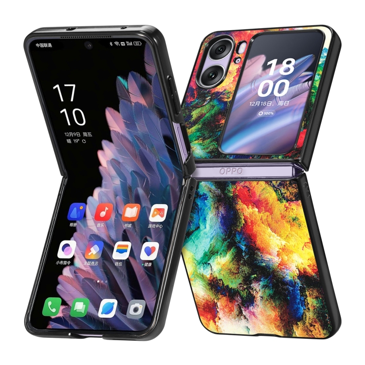 JSM COLOR Borító tartóval Oppo Find N2 Flip CLOUD