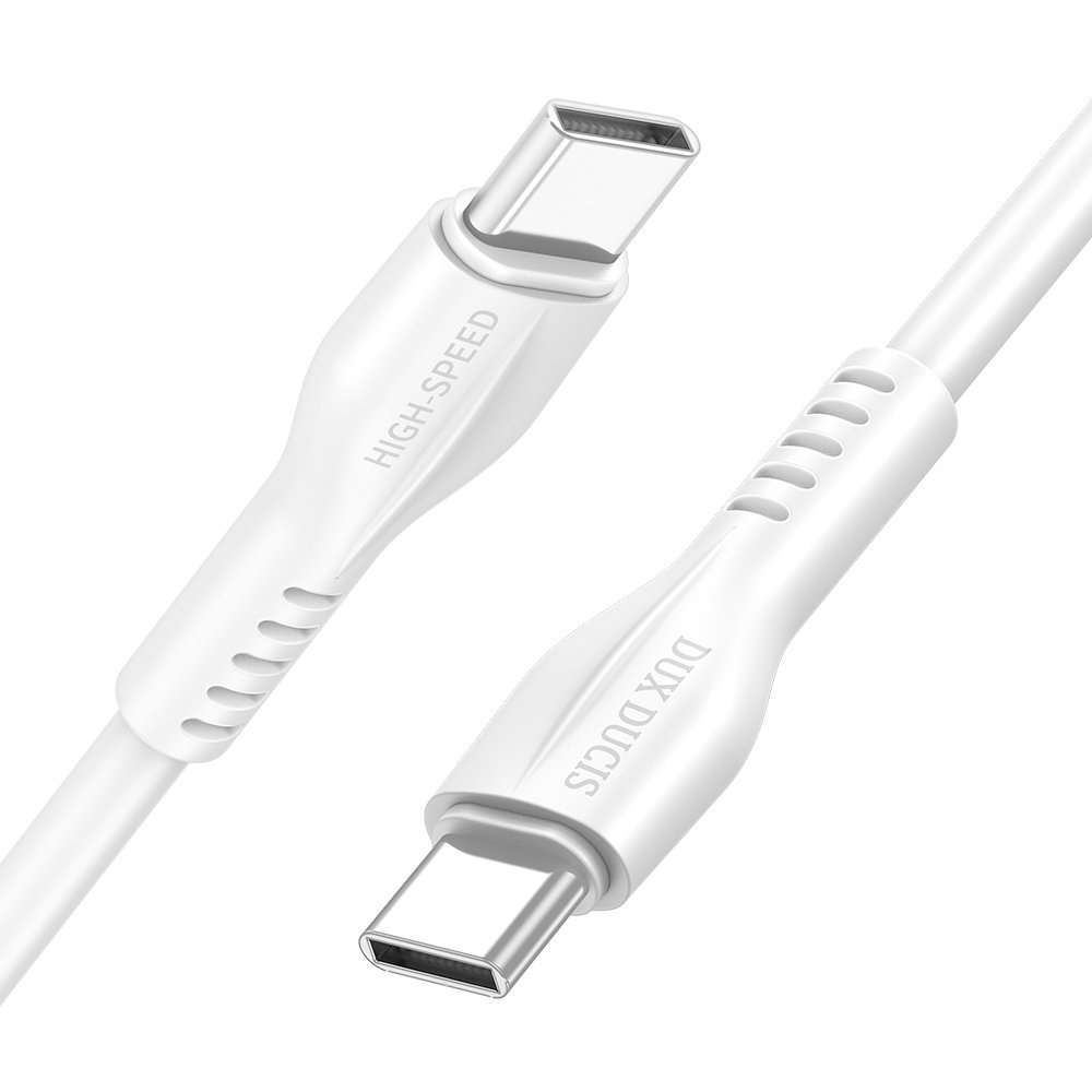 DUX KV 60W kábel USB Type-C - Type-C 1 méter fehér termék 2. képe