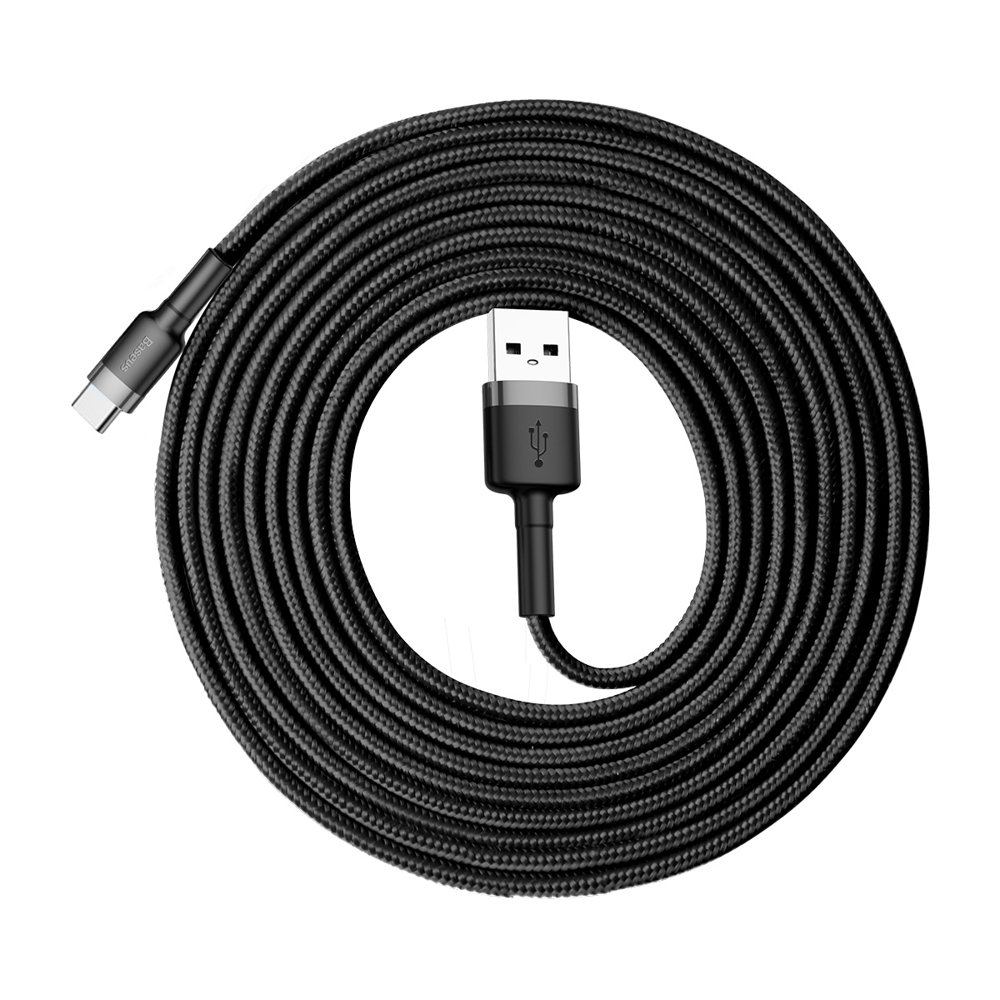 BASEUS CAFULE USB C típusú kábel 3 méter fekete akciós termékkép 1