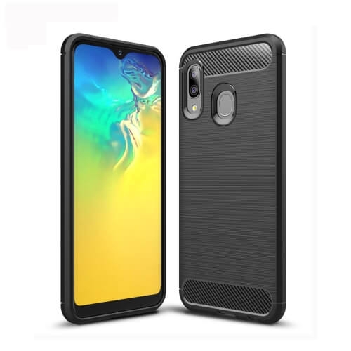 FLEXI TPU burkolat Samsung Galaxy A20e fekete akciós termékkép 1